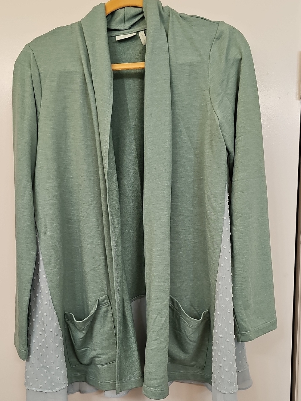 XS-L Logo By Goldstein Green Cardigan